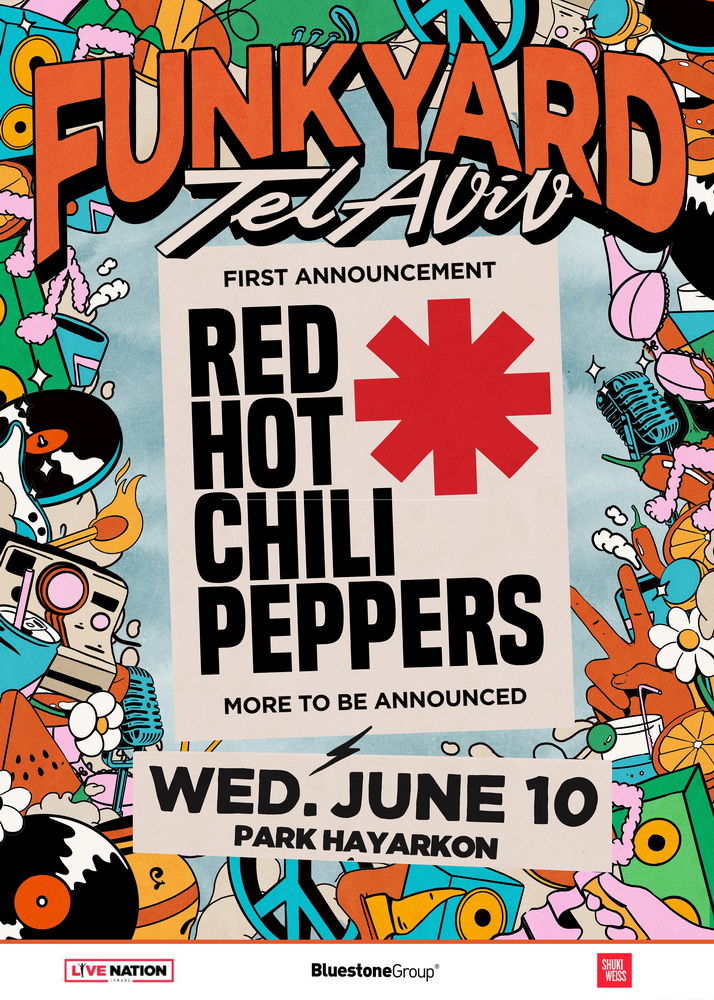 Red Hot Chili Peppers выступят в Израиле 10 июня 2020 года в парке Яркон