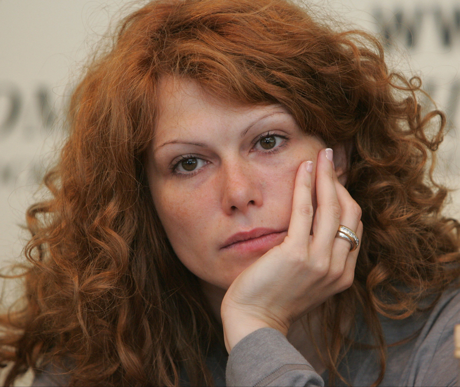 Russian actress Regina Myannik.