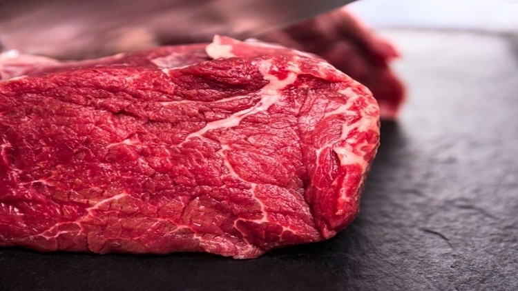 raw Beef steak close up